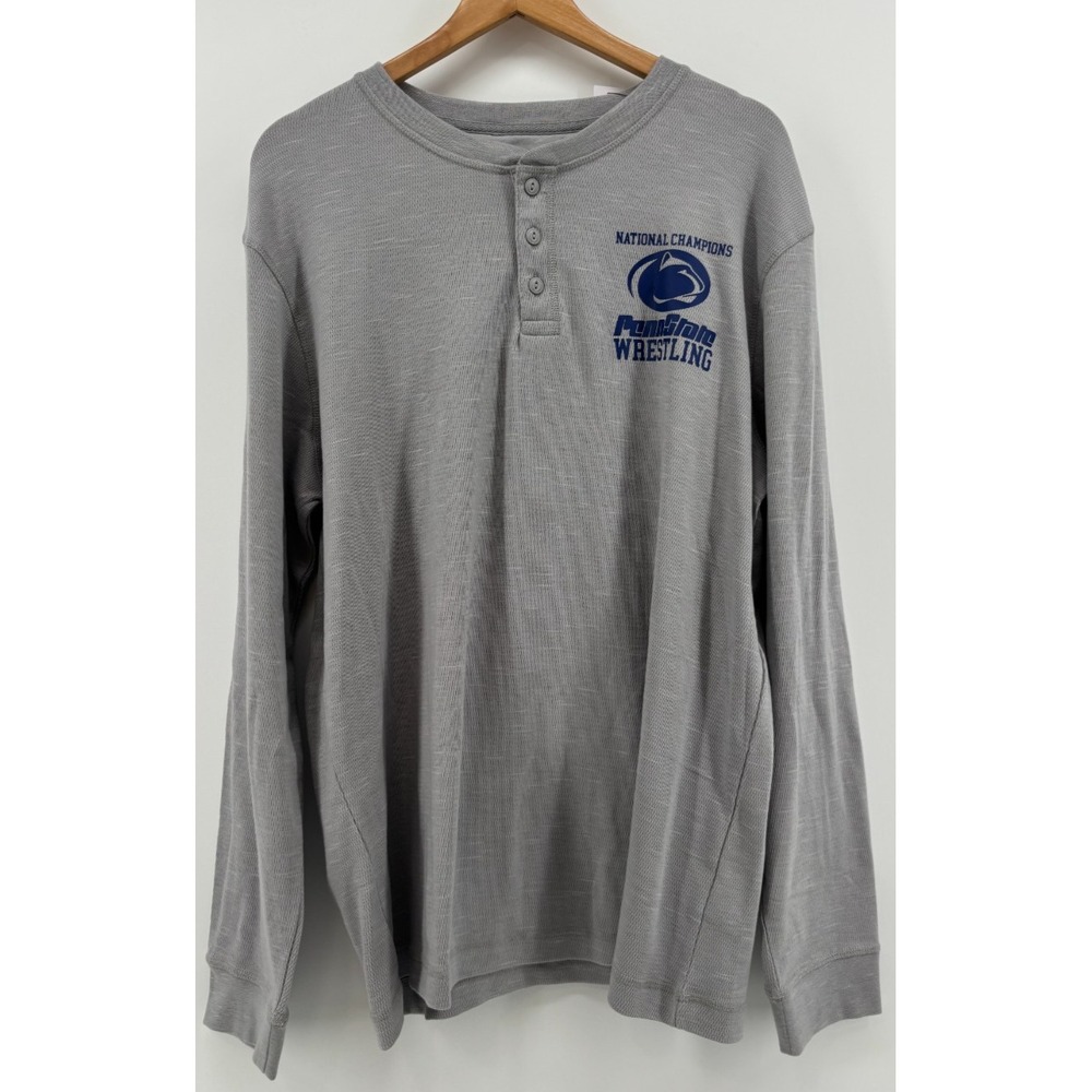 Penn State Wrestling National Champions George Henley T-Shirt Mens Gray XL NWT